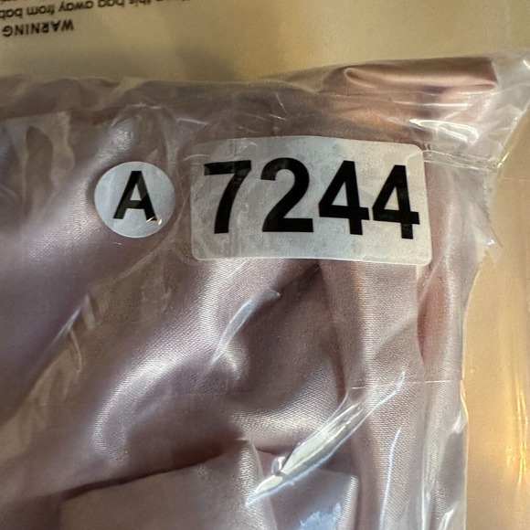 Vintage Ilise Elise Stevens Satin Ruffle Cottage Core Victorian Night Gown LARGE - Picture 16 of 16